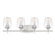 Octave 4 Light Satin Nickel Vanity