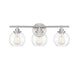 Carson Satin Nickel 3 Light Bath