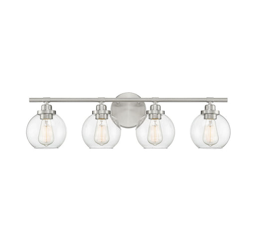 Carson Satin Nickel 4 Light Bath