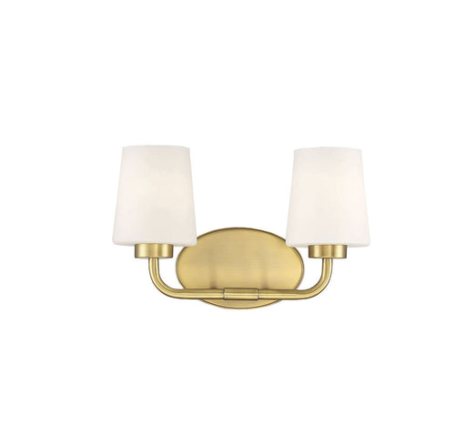 Capra Warm Brass 2 Light Bath