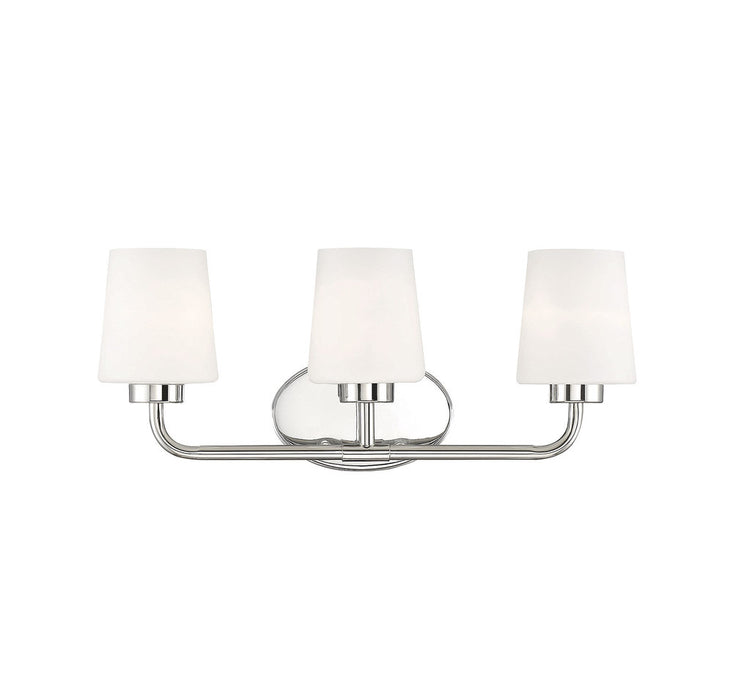 Capra Polished Nickel 3 Light Bath