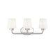 Capra Polished Nickel 3 Light Bath