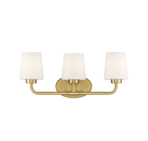 Capra Warm Brass 3 Light Bath