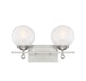 Medina Satin Nickel 2 Light Bath