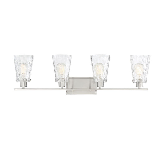 Vaughan Satin Nickel 4 Light Bath