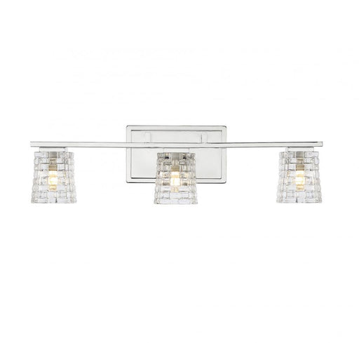 Northam 3 Light  Polished Chrome Bath Bar