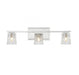 Northam 3 Light  Polished Chrome Bath Bar