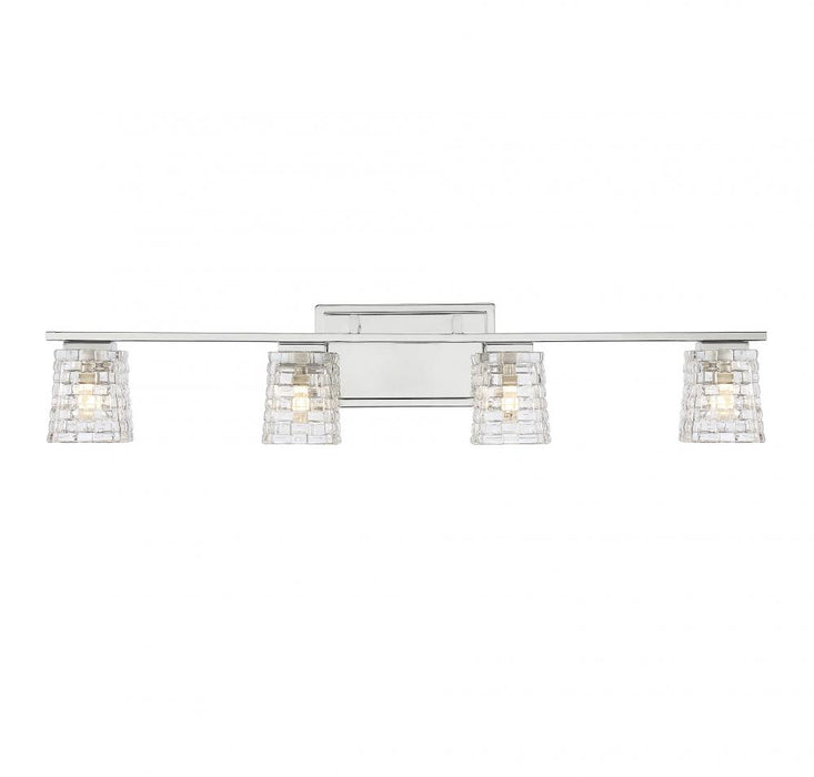 Northam 4 Light  Polished Chrome Bath Bar