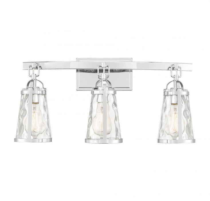 Albany 3 Light Polished Chrome Bath Bar