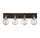 Dansk 4 Light Bath Bar