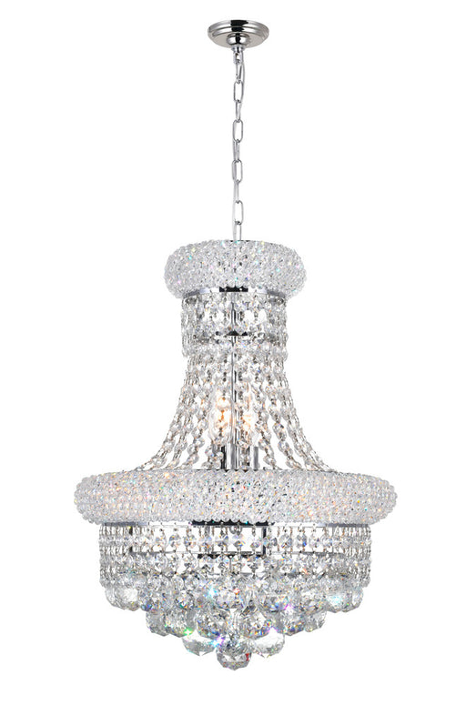 6 Light Chandelier with Chrome finish