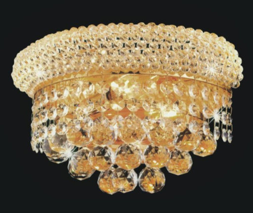 2 Light Wall Sconce with Gold finish