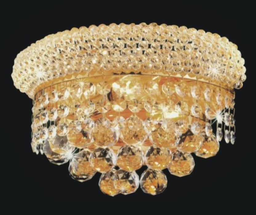 2 Light Wall Sconce with Gold finish