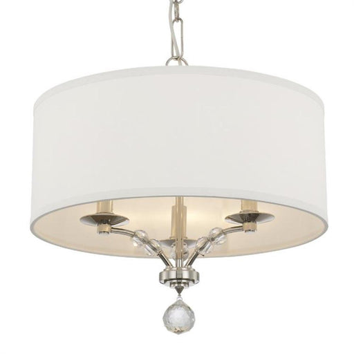 Mirage 3 Light Nickel Mini Chandelier