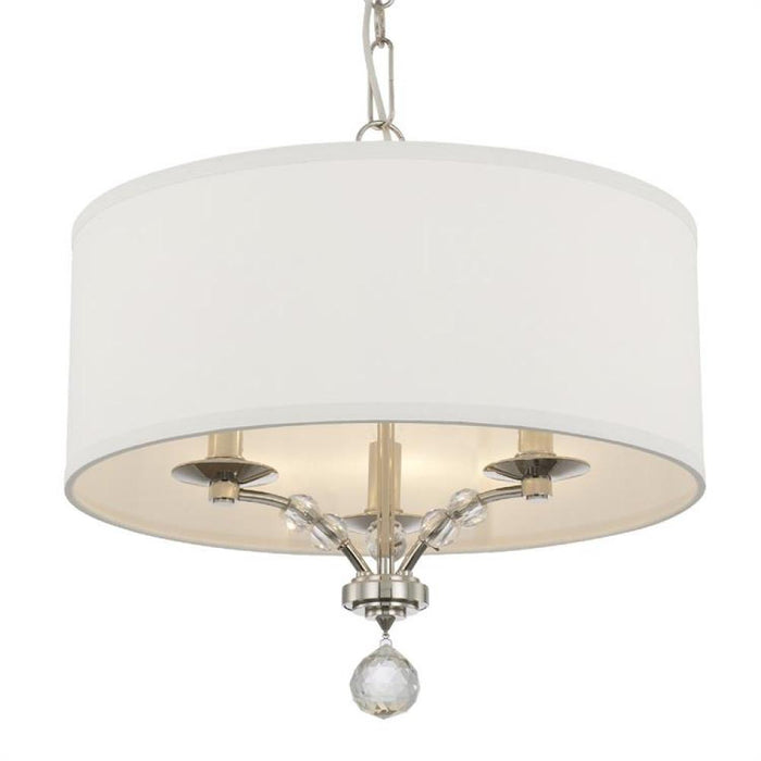 Mirage 3 Light Nickel Mini Chandelier