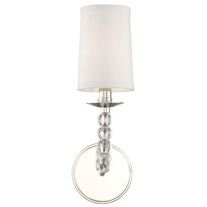 Mirage 1 Light Polished Nickel Wall Mount