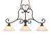 Heartwood 3 Light Linear Pendant