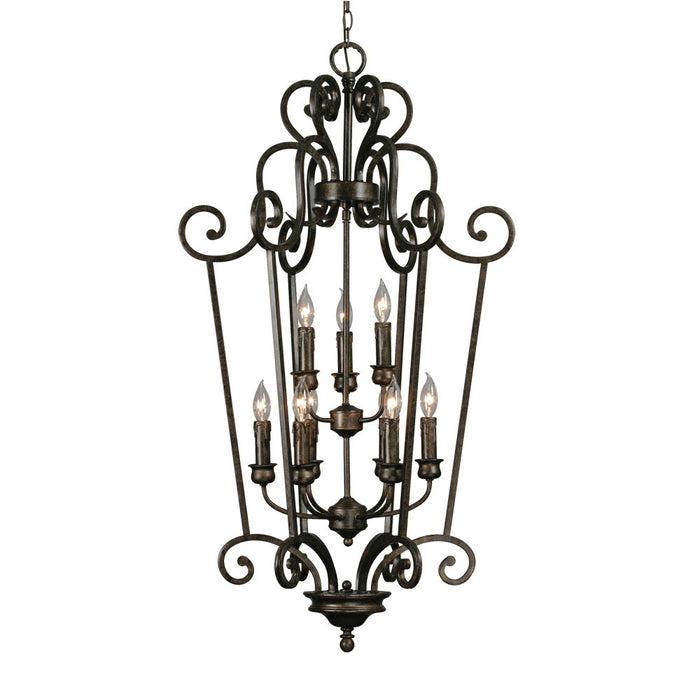 Heartwood 2 Tier - 9 Light Caged Foyer