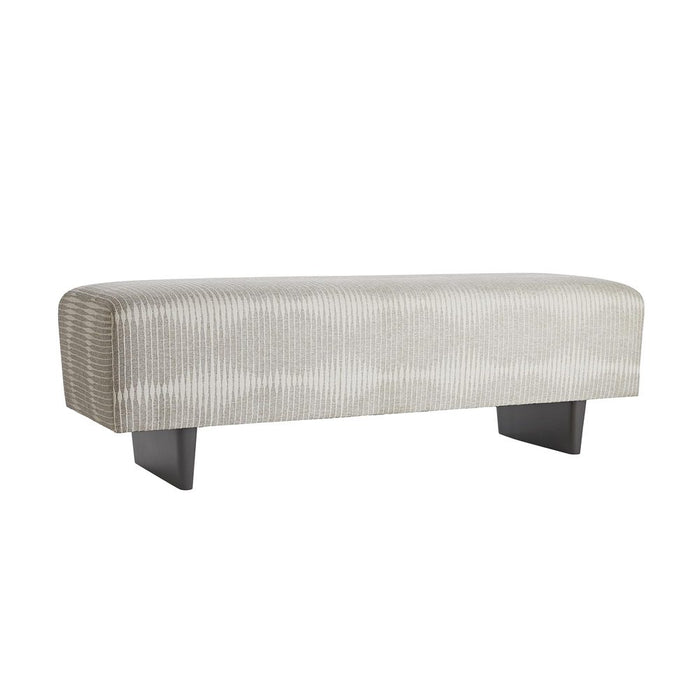 Palmero Bench Limestone Chenille Grey Ash