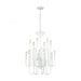 Decatur 12-Light Chandelier in Matte White