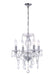 4 Light Up Chandelier with Chrome finish