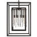 Hollis 6 Light Forged Bronze Chandelier