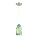 Evening Sky 1-Light mini pendant in  Satin Nickel