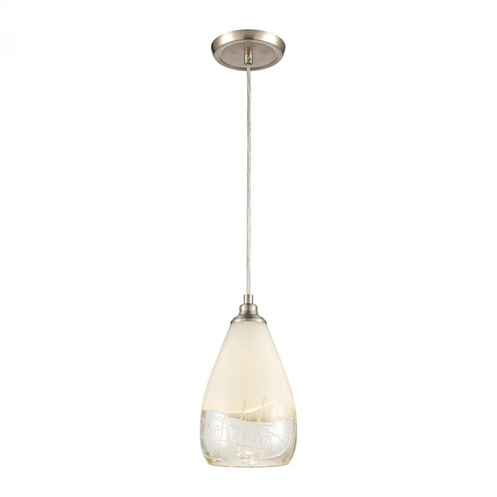 Sugarcoat 1-Light mini pendant in  Satin Nickel