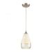 Sugarcoat 1-Light mini pendant in  Satin Nickel