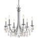 Bridgehampton 6 Light Crystal Polished Chrome Chandelier