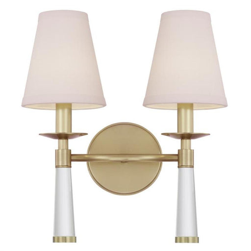 Baxter 2 Light Antique Gold Sconce