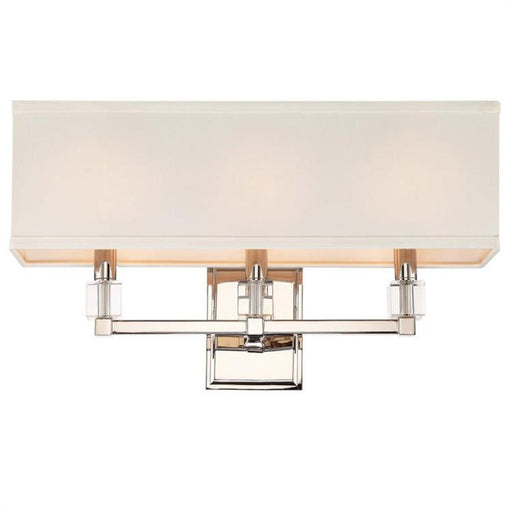 Dixon 3 Light Polished Nickel Bathroom Vanity