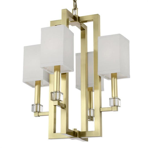 Dixon 4 Light Polished Nickel Chandelier