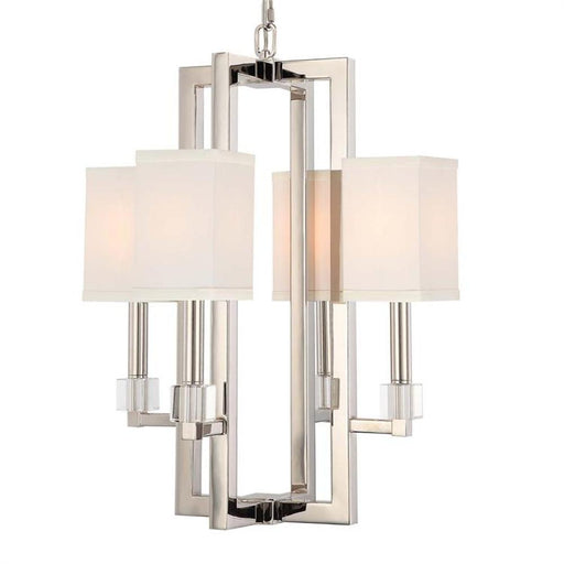 Dixon 4 Light Polished Nickel Chandelier