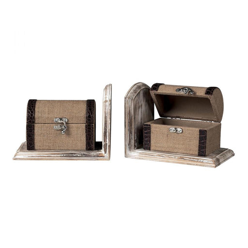 Travellers Trunk Bookends (Pair)