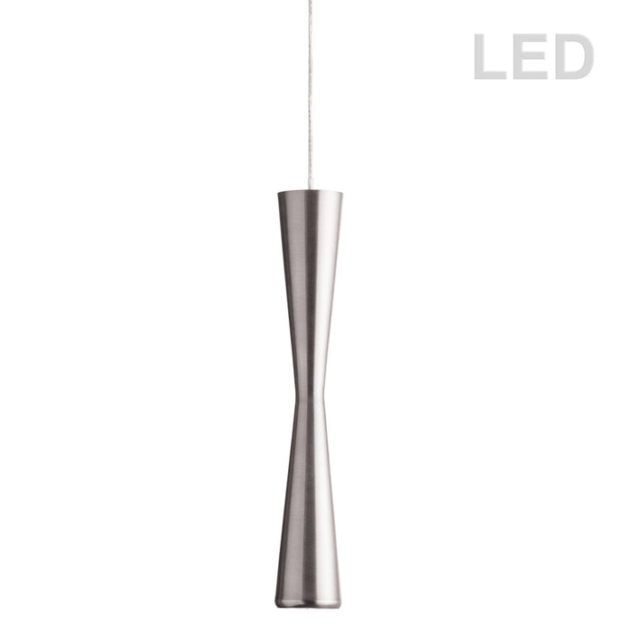 5W Pendant, Satin Chrome Finish