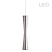 5W Pendant, Satin Chrome Finish