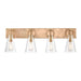 Gabby 4-Light vanity light in  Natural Brass