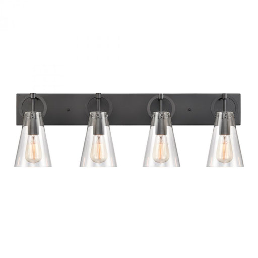 Gabby 4-Light vanity light in Matte Black