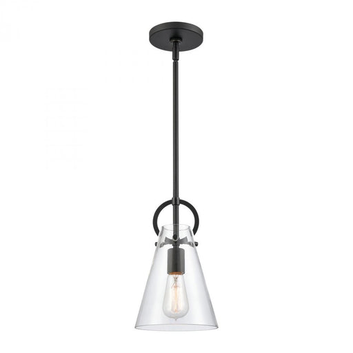 Gabby 1-Light mini pendant in  Matte Black