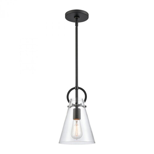 Gabby 1-Light mini pendant in Matte Black
