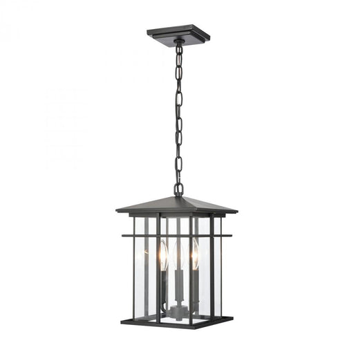 Oak Park 3-Light hanging in  Matte Black