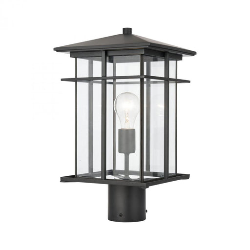 Oak Park 1-Light post mount in  Matte Black