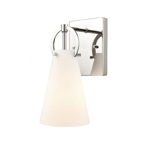 Gabby 1-Light vanity light in Polished Nickel