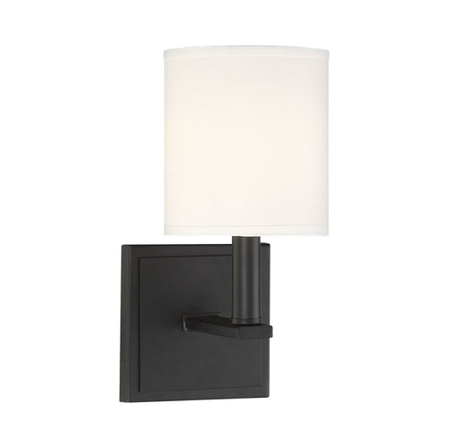 Waverly 1 Light Matte Black Sconce