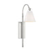 Rutland 1 Light Satin Nickel Sconce