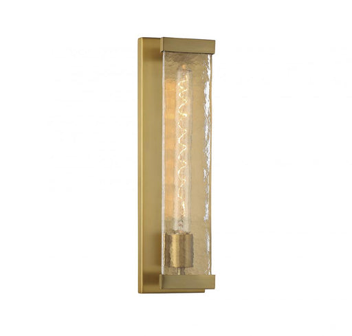 Alberta 1 Light Warm Brass Sconce