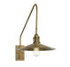 Wheaton 1 Light  Warm Brass Sconce