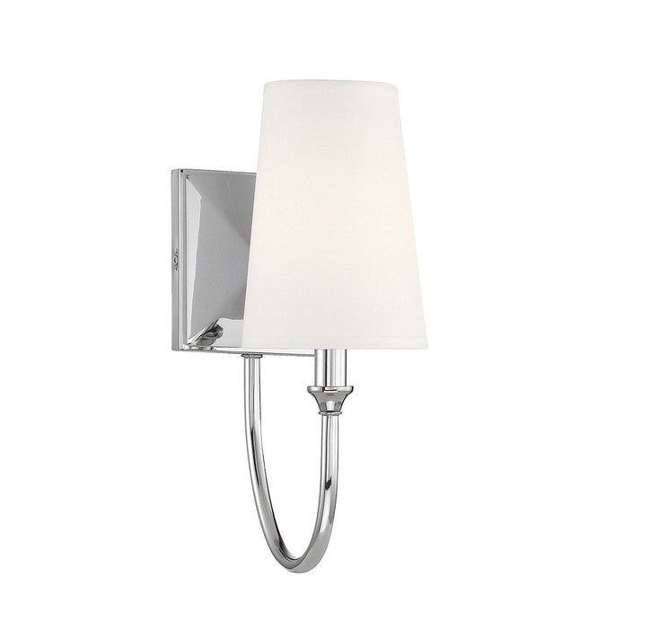 Cameron Polished Nickel 1 Light Sconce