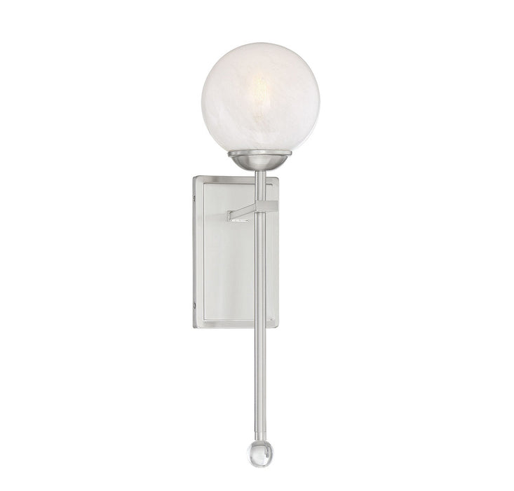 Medina Satin Nickel 1 Light Sconce